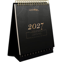 Mead 2027 West Village 12 Month Tent Calendar - 7 1/2" H x 6 1/2" W - Bilingual-Page size: 6-7/8" H x 6-1/16" W
