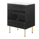 Modway Chaucer 24" Bathroom Vanity - Black/White-Assembly Required