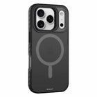 Nimbus9 Stratus 2 Compatible with MagSafe Case for iPhone 17 Pro - Smoke-Built for comfort and usability, the RIDGEGRIP  design features ergonomic ridges for a secure, non-slip grip, while the REAL SENSE  buttons provide responsive and precise control for a tactile experience that feels natural