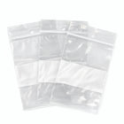 KL Rubber Resealable Polyethylene Bag With White Id Block & Hang Hole - 2 Mil - 3" x 5” - 1000 Pack-Approved for direct food contact