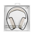 Basic Tech Wireless Over The Ear Headphones - White-Size of speaker: 40mm