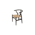 Wishbone AP6108B Accent Chair, Black-Dimensions: 22"D x 20"W x 30.5"x 16.5" seat height