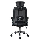 TygerClaw Professional Air Grid High Back Mesh Chair with Headrest, 23.2" x 26.8" x 11.8", Black-Adjustable headrest and lumbar support work together to keep your spine happy and prevent back pain