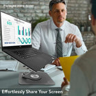Uncaged Ergonomics RISE Swivel Adjustable Laptop Stand Office Bundle - Black - 4 Pack-Swivel Rise design cools your device while in use. 