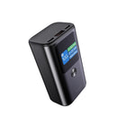 Kopplen 10000 mAh 30W USB-A USB-C Power Bank with LCD Display-Compact and Durable: Lightweight with a sturdy aluminum casing, making it perfect for on-the-go use