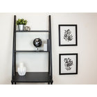 kieragrace Providence Hart Floor Shelf and Desk- Black Matte Finish-Ready to use: with secure mounting hardware included, this shelf can be assembled with ease. the components will help you have your shelf up in no time