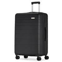 Bondstreet Panoramic 30.5" ABS/PC Hardside Check-in Luggage - Black-Made of lightweight and resistant ABS/PC