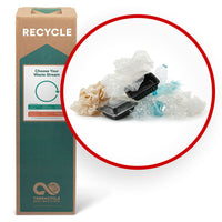 TerraCycle Plastic Packaging - Zero Waste Box - Medium-Recycle any flexible or rigid plastic packaging. This includes items such as: Air packaging bubble roll, Cereal bag liners, Food storage and takeout containers, Pallet covers, Plastic bottles, Plastic shopping bags, Plastic wrap, Shrink wrap.
