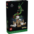 LEGO Pokémon Rayquaza-Display Rayquaza as it twists and turns at the top of the Sky Pillar