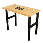 Cat 48" W Heavy Duty Adjustable-Height Work Benches-Hammered Granite Finish