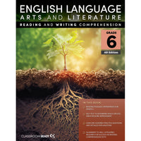 Classroom Ready English Reading & Writing Comprehension Workbook & Study Guide - Grade 6 - Alberta Edition-Coil Binding: Lays flat for all students for ease of completing practice questions and exercises