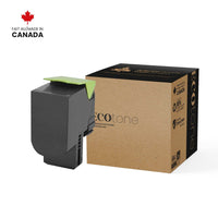 Ecotone 71B1HK0 Lexmark Remanufactured Toner Cartridge - Black-Type : Reman cartridge EcoTone