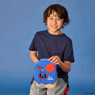 b.box Mini Lunchbox - Superman-Carry handle and easy-open grip clip encourage independence