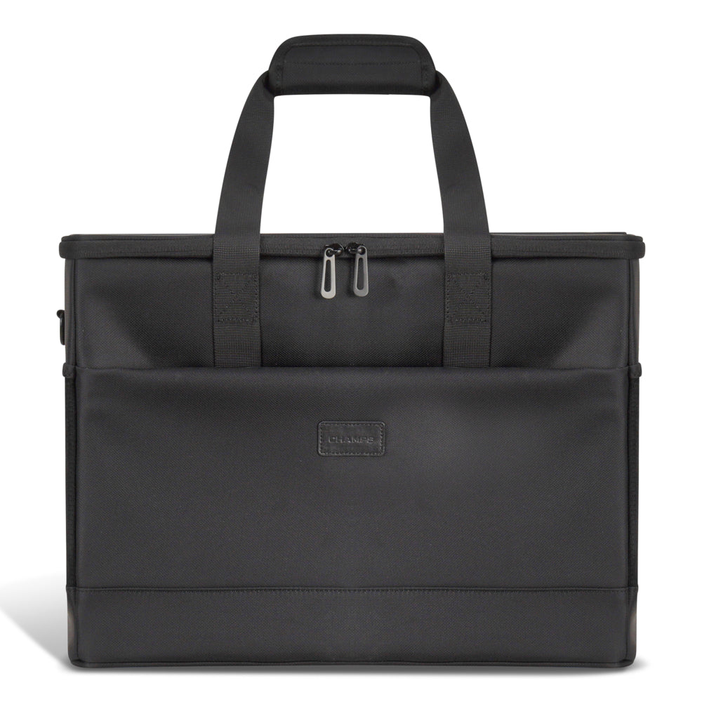 Champs Onyx Nylon Large Cooler Bag - Black | staples.ca