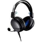 Audio-Technica ATH-GL3BK Closed-Back Wired Gaming Headset - Black -Large-diameter 45 mm drivers deliver high-resolution audio with exquisite detail