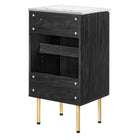 Modway Chaucer 18" Bathroom Vanity - Black/White-Assembly Required