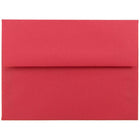 JAM Paper A6 Coloured Invitation Envelopes - 4.75 x 6.5 - Red Recycled - 50 Pack-Our envelopes are made from 30% recycled 24 lb paper and feature a straight flap gum closure with a smooth finish
