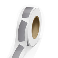 JAM Paper Standard Label Rolls - Bottle Neck - 1 3/16 x 3 1/4 - Silver Matte Foil - 125 Labels/Roll-Colour: Durable Silver Matte Foil | Make your mail stand out with colourful shipping address labels.