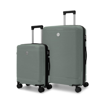 Swiss Mobility Rhodes 2-Piece Hardside Luggage set - Green
