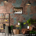 Boston Bruins 2011 Stanley Cup - Framed Canvas - 31" x 22"-Officially licensed by the NHL and NHLPA