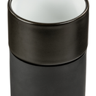 Gry Mattr Ceramic Silicone Sleeve Travel Cup - 360 ml - Black-Leak-proof lid provides no-stress movement