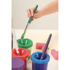 Creativity Street No-Spill Round Paint Cups with Colored Lids - 3" Diameter - 2 Packs of 10-5