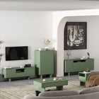 Manhattan Comfort Ella 19.7" Modern Nightstand - Sage Green-10