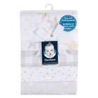 Gerber Childrenswear Flannel Receiving Blanket - Celestial - 4 Pack-Materials: 100% cotton flannel