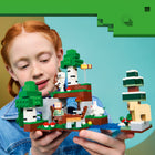 LEGO Minecraft First Night Adventure-Authentic accessories include Alex’s shovel, a crafting table and much more
