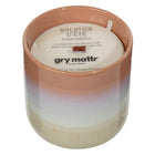 Gry Mattr Ceramic Candle - 12 oz - Warm Solstice-Burn time: up to 42 hours