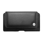 AXS Universal Leather Phone Pouch with Belt Clip - Large-Magnetic Closure