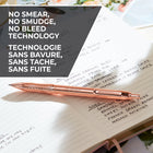 Sharpie S-Gel Copper Retractable Pen with Refill - Medium Point (0.7mm) - Black-No smear, no smudge, no bleed technology allows for clean writing