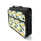Pep Rally 2" Zipper Binder - Geo Design-Multiple pockets, inside and out