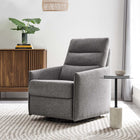 Modway Etta Upholstered Fabric Lounge Chair - Light Grey-Solid Wood And MDF Frame