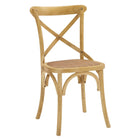 Modway - Gear Fauteuil d’appoint de salle à manger Ensemble de 2 - Naturel-6