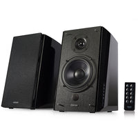 Edifier R2000DB Multifunctional Active Bluetooth Bookshelf Speakers - Black-10 degree tilt angle directs sound toward ears to create a better listening experience