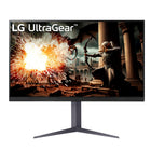 LG 32" G-SYNC IPS Gaming Monitor - 32GS75QX-B-The screen resolution is 2560 x 1440