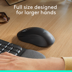 Logitech Signature M550 L Wireless Optical Mouse for Large Sized Hands - Classic Red-Upgrade your comfort: This work mouse provides long hours of comfort thanks to a contoured shape, soft thumb area, and rubber side grips that keep your hand snug and in place