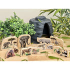Yellow Door Endangered Animal Families Wooden Characters 12-Piece Set-7