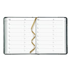 Blueline 2027 Traditional Daily Planner - 8-1/8" x 6-9/16"- Marble Green - Bilingual-Space for evening appointment