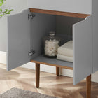 Modway Harvest 24" Bathroom Vanity - Grey/Black-Dual Soft-Close Doors