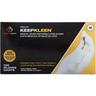 Superior Glove KeepKleen Latex Powder-Free Medical Gloves - White - Medium - 100 Pack-8" length