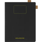 Moleskine Student Ruled XXL Soft Cover Journal - 8.5" x 11" - Black-Stickers: bookmark stickers, stickers to customize your notes and a subject sticker for the cover