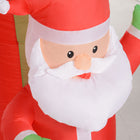 Outsunny 10' Lit Inflatable Archway Christmas Yard Decoration-IP44 polyester cloth is suited for indoor and outdoor use