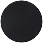 Modway Track Round Dining Table - Black-Plastic non-marking foot caps