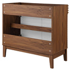Modway Render 36" Bathroom Vanity Cabinet - White/Walnut-6