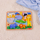 Melissa & Doug Safari Wooden Chunky Puzzle With Wild Animal Theme - 8 Pieces-9