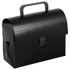 JAM Paper Plastic Portfolio Art Case with Handles - 6 x 9 x 4 - Black-Black plastic portfolio art case