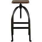 Modway Pointe Bar Stool - Brown-Non-Marking Foot Pads
