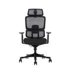 Kopplen Ergonomic High-Back Polyester Task Chair-Adjustable headrest ensures optimal positioning for head and neck comfort.
